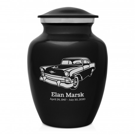Classic Car II Sharing Urn - Jet Black