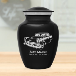 Classic Car II Sharing Urn - Jet Black