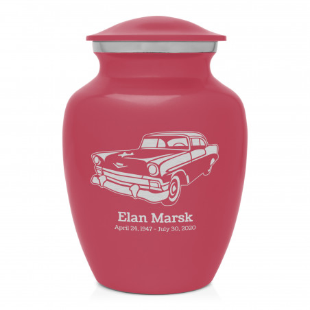Classic Car II Sharing Urn - Rose Pink