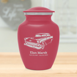 Classic Car II Sharing Urn - Rose Pink