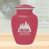 Travel Trailer Camper Sharing Urn - Rose Pink