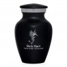 Natures Peace Hummingbird Keepsake Urn - Jet Black