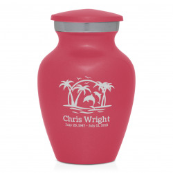 Endless Summer Sunset Keepsake Urn - Rose Pink