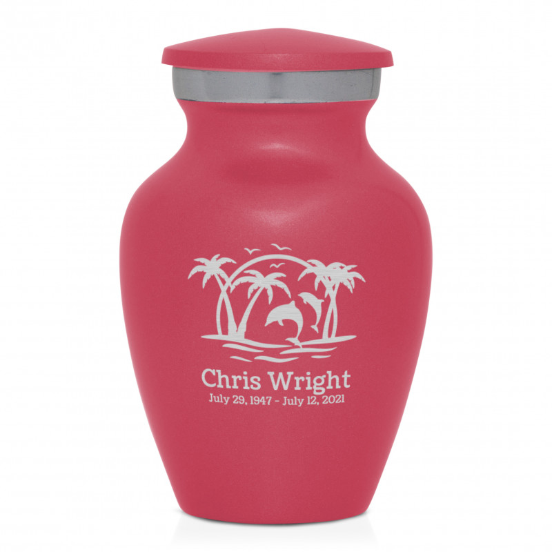 Endless Summer Sunset Keepsake Urn - Rose Pink