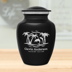 Endless Summer Sunset Sharing Urn - Jet Black