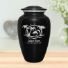 Endless Summer Sunset Cremation Urn - Jet Black