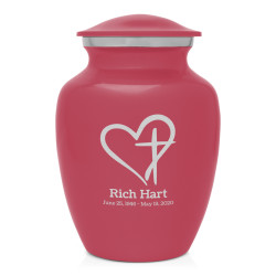 Love of Christ Sharing Urn - Rose Pink