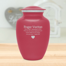 Rose Pink Large Cremation Urn