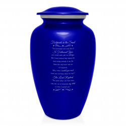Footprints In the Sand Cremation Urn - Midnight Blue
