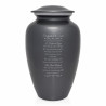 Footprints In the Sand Cremation Urn - Gunmetal Gray