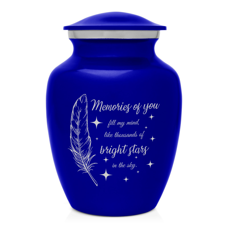 Memories Of You - Bright Stars Sharing Urn - Midnight Blue