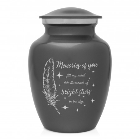 Memories Of You - Bright Stars Sharing Urn - Gunmetal Gray