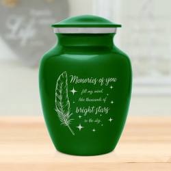 Memories Of You - Bright Stars Sharing Urn - Shamrock Green