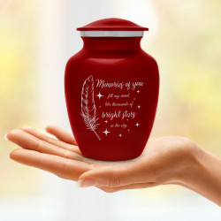 Memories Of You - Bright Stars Sharing Urn - Ruby Red