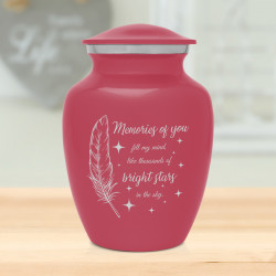 Memories Of You - Bright Stars Sharing Urn - Rose Pink