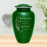 Memories Of You - Bright Stars Cremation Urn - Shamrock Green