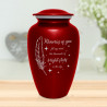 Memories Of You - Bright Stars Cremation Urn - Ruby Red