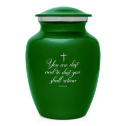 Dust to Dust Sharing Urn - Shamrock Green