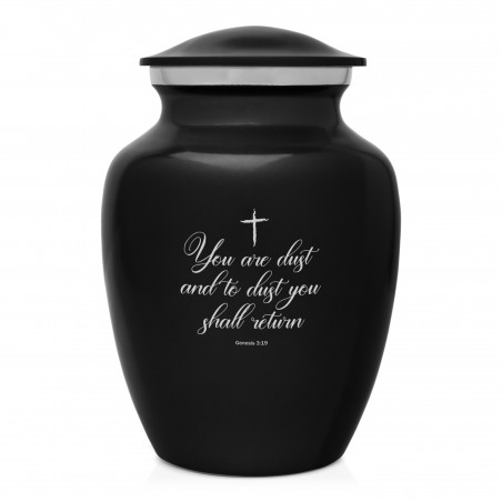 Dust to Dust Sharing Urn - Jet Black