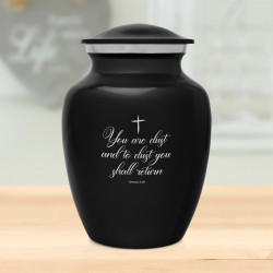 Dust to Dust Sharing Urn - Jet Black