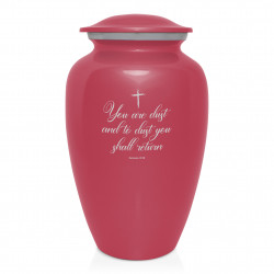 Dust to Dust Cremation Urn - Rose Pink