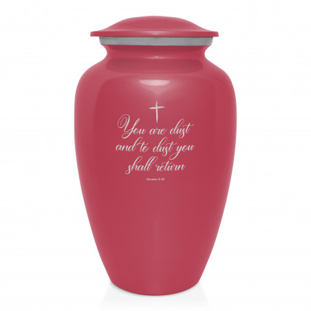 Dust to Dust Cremation Urn - Rose Pink
