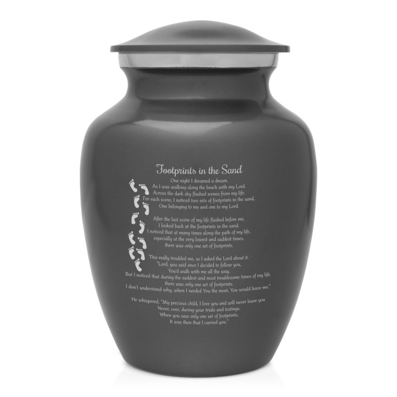 I Carried You Sharing Urn - Gunmetal Gray