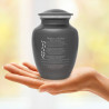 I Carried You Sharing Urn - Gunmetal Gray