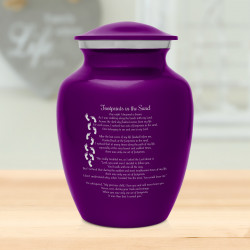 I Carried You Sharing Urn - Purple Luster