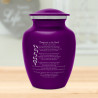 I Carried You Sharing Urn - Purple Luster
