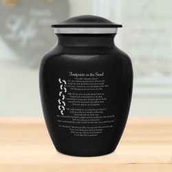 I Carried You Sharing Urn - Jet Black