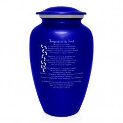 I Carried You Cremation Urn - Midnight Blue