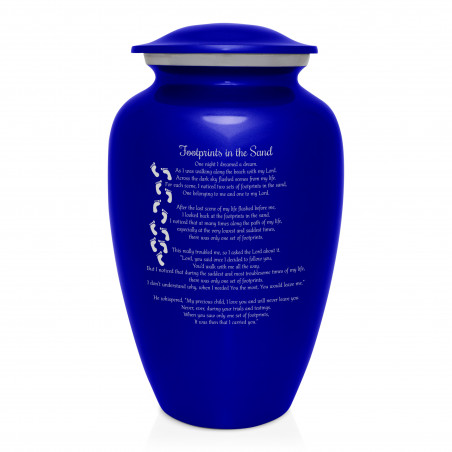 I Carried You Cremation Urn - Midnight Blue