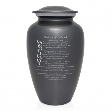 I Carried You Cremation Urn - Gunmetal Gray