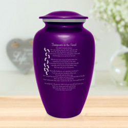 I Carried You Cremation Urn - Purple Luster