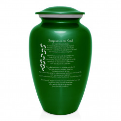 I Carried You Cremation Urn - Shamrock Green