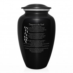 I Carried You Cremation Urn - Jet Black