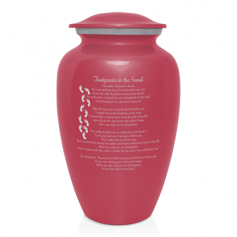 I Carried You Cremation Urn - Rose Pink