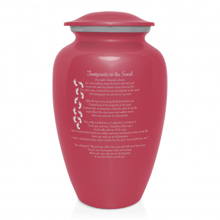 I Carried You Cremation Urn - Rose Pink