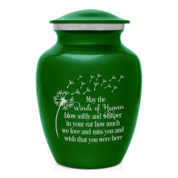 Winds of Heaven Sharing Urn - Shamrock Green