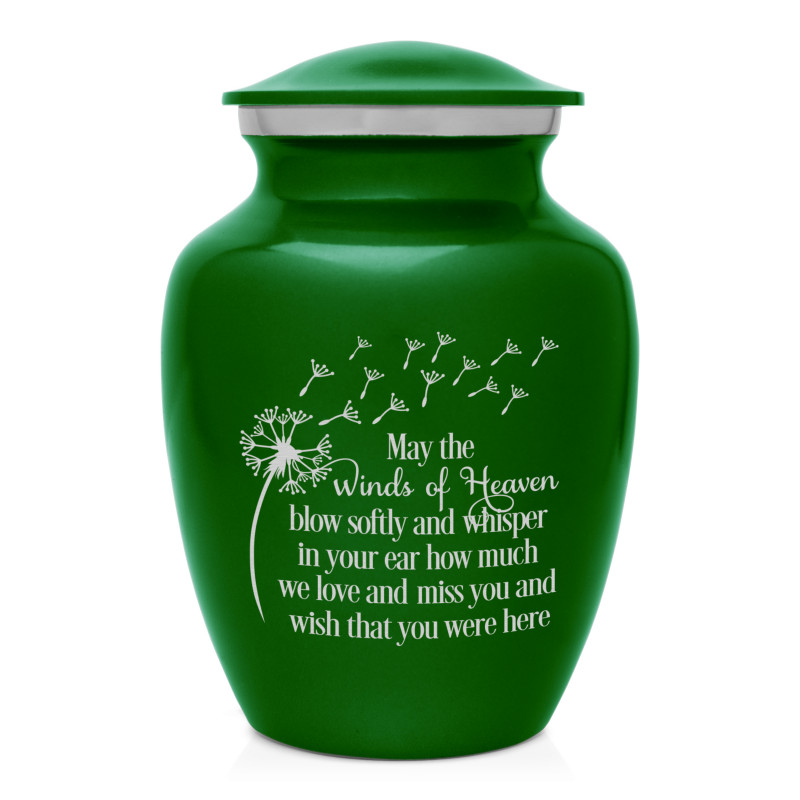 Winds of Heaven Sharing Urn - Shamrock Green