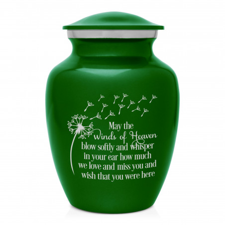Winds of Heaven Sharing Urn - Shamrock Green