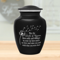 Winds of Heaven Sharing Urn - Jet Black