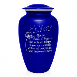 Winds of Heaven Cremation Urn - Midnight Blue