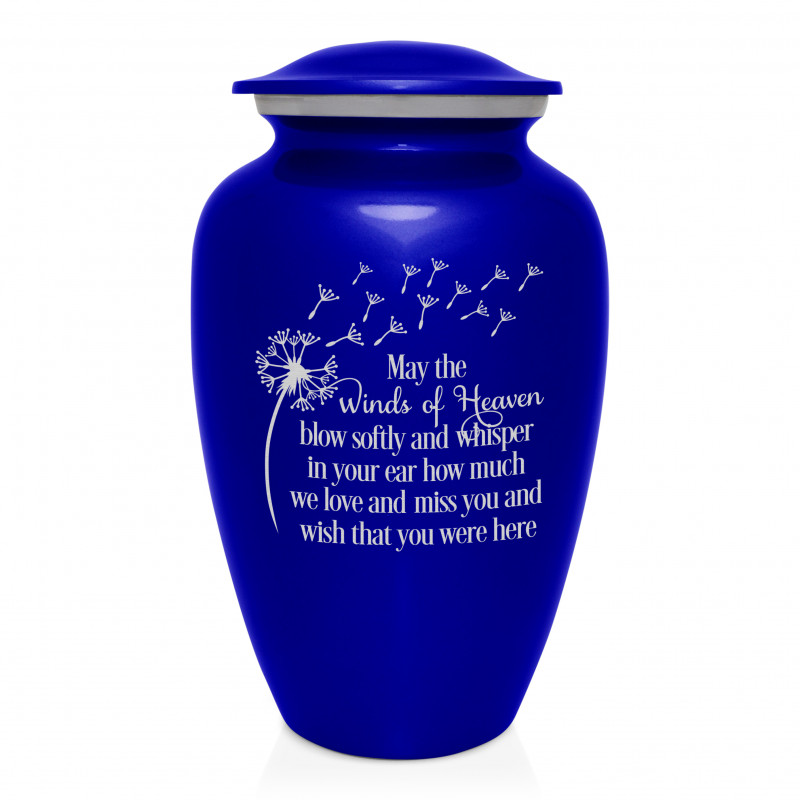 Winds of Heaven Cremation Urn - Midnight Blue