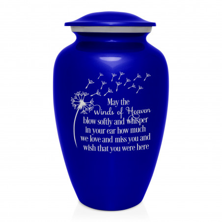 Winds of Heaven Cremation Urn - Midnight Blue