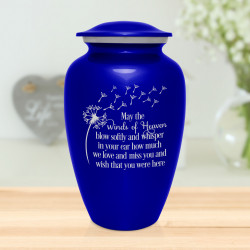 Winds of Heaven Cremation Urn - Midnight Blue