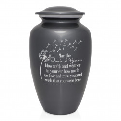 Winds of Heaven Cremation Urn - Gunmetal Gray