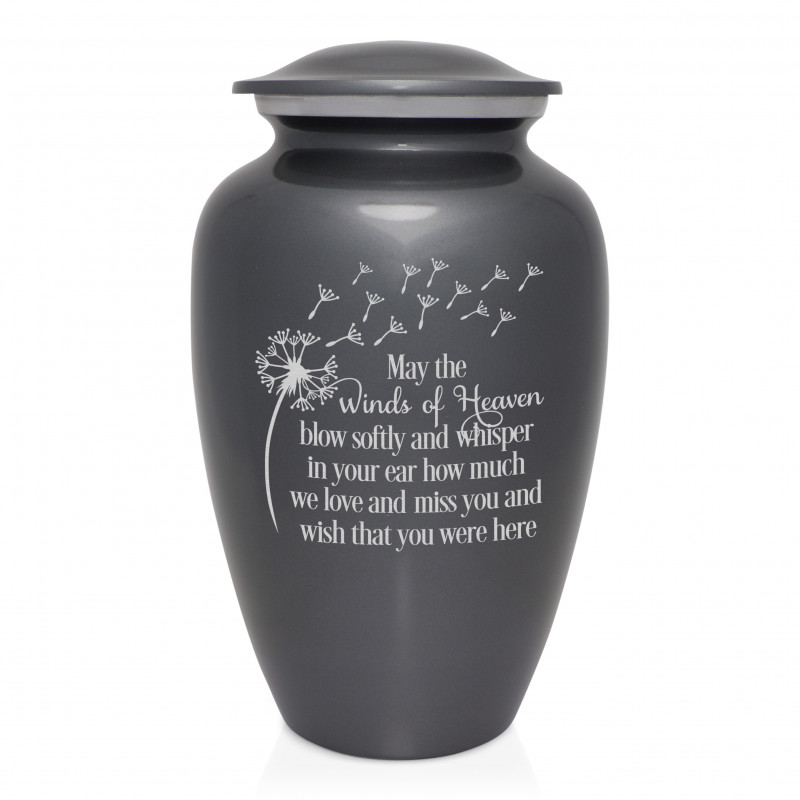 Winds of Heaven Cremation Urn - Gunmetal Gray