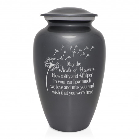 Winds of Heaven Cremation Urn - Gunmetal Gray